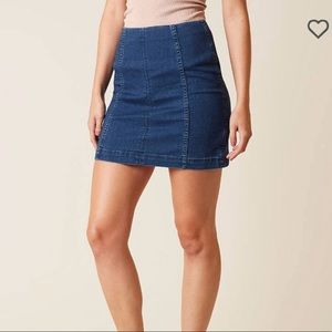 🆕Free People Modern Femme Denim Mini Skirt